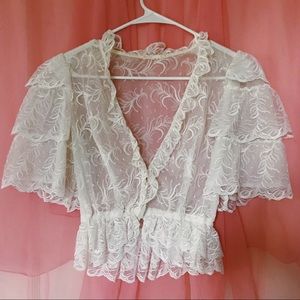 Vintage Lace Intimates Cover Up
